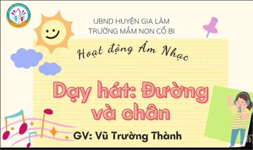 Dạy hát: Đường và chân