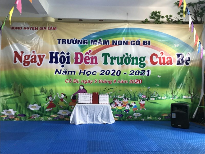 Niềm vui ngày khai trường Trường Mầm Non Cổ Bi năm học 2020-2021...!