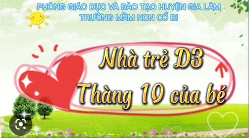 Tháng 10 yêu thương của các bé NTD3