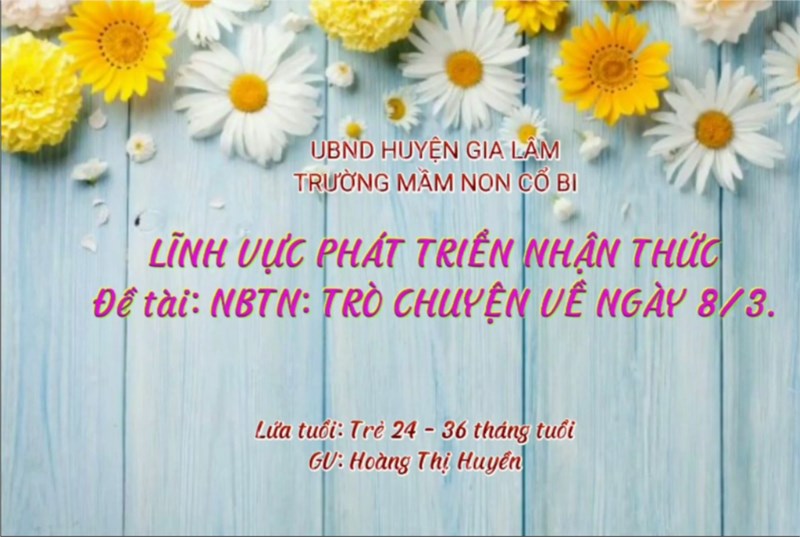 NBTN: Trò chuyện về ngày 8/3 - NT