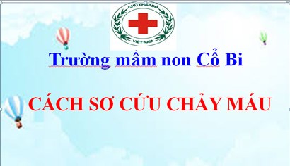 Cách sơ cứu khi bị chảy máu