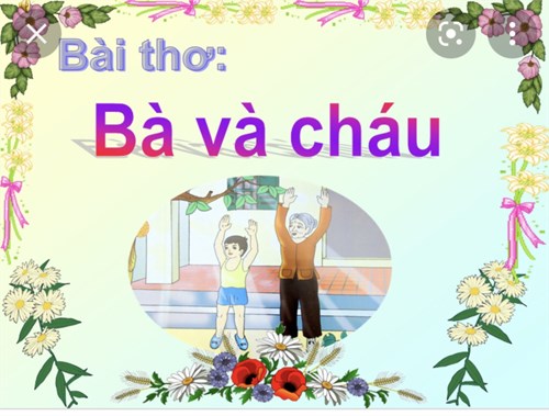 Thơ : bà và cháu