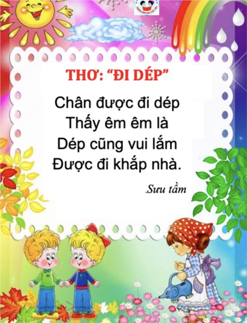 Thơ : đi dép
 