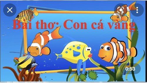 Thơ : con cá vàng