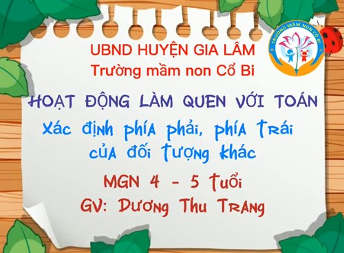 Lĩnh vực phát triển nhận thức