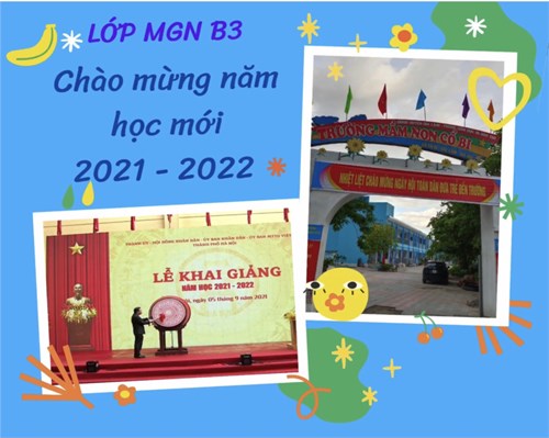 ☘☘Chào mừng năm học mới! Lớp Mẫu giáo nhỡ B3 thân yêu !