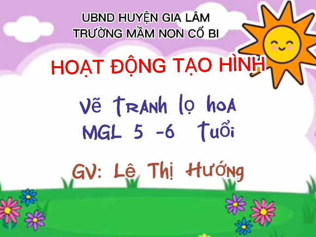 Vẽ lọ hoa