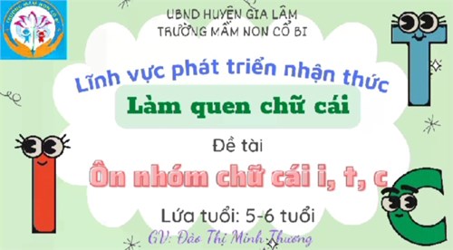 Làm quen chữ cái 