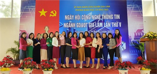 Trường MN Đa Tốn tham gia Ngày hội CNTT cấp huyện lần thứ V