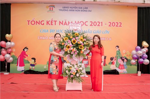 Tổng kết năm học 2021-2022 - Vui tết thiếu nhi 1/6 của cô và trò trường MN Đông Dư