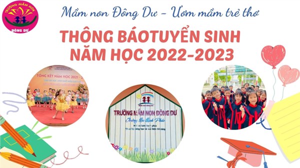 THÔNG BÁO: Tuyển sinh năm học 2022-2023