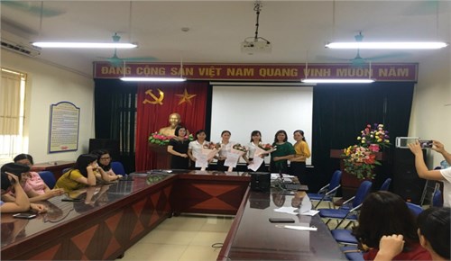 Trường mầm non Dương Quang tổ chức mít tinh chào mừng ngày nhà giáo Việt Nam