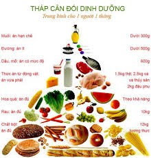 Bảng thành phần dinh dưỡng của thực phẩm Việt Nam