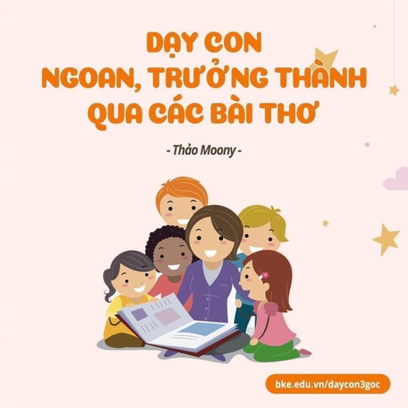 Dạy trẻ qua các bài thơ