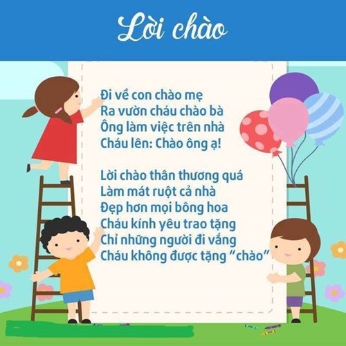 Bài thơ: Lời chào