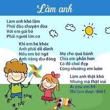 Bài thơ: Làm anh