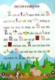 câu truyện: Thỏ con và heo con