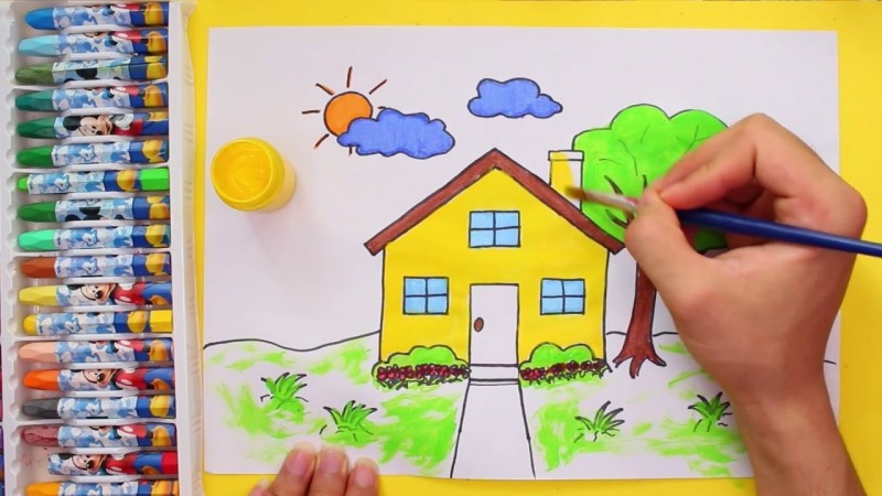 Truyện kể cho trẻ mẫu giáo – Ngôi nhà màu vàng vui vẻ