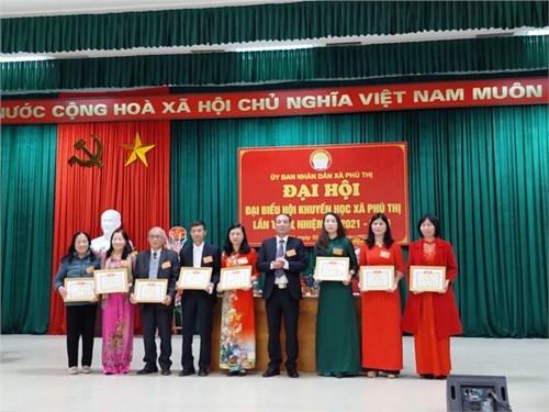 Đại hội đại biểu Hội khuyến học xã Phú Thị, lần thứ V, nhiệm kỳ 2021-2026