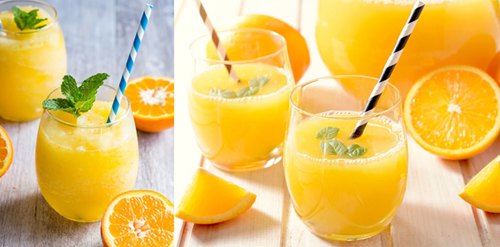Quy trình pha nước cam