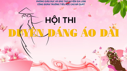 Hội thi áo dài duyên dáng 