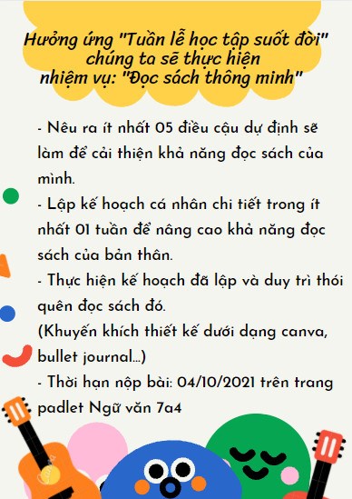 Nhiệm vụ với sách trong Tuần lễ học tập suốt đời