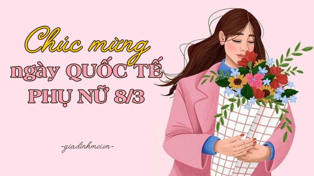 Lớp 9A4 chào mừng ngày Quốc Tế Phụ Nữ 8/3