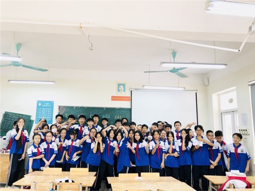 Chi đội 8a4 – trường thcs cao bá quát tổ chức đại hội chi đội năm học 2022-2023