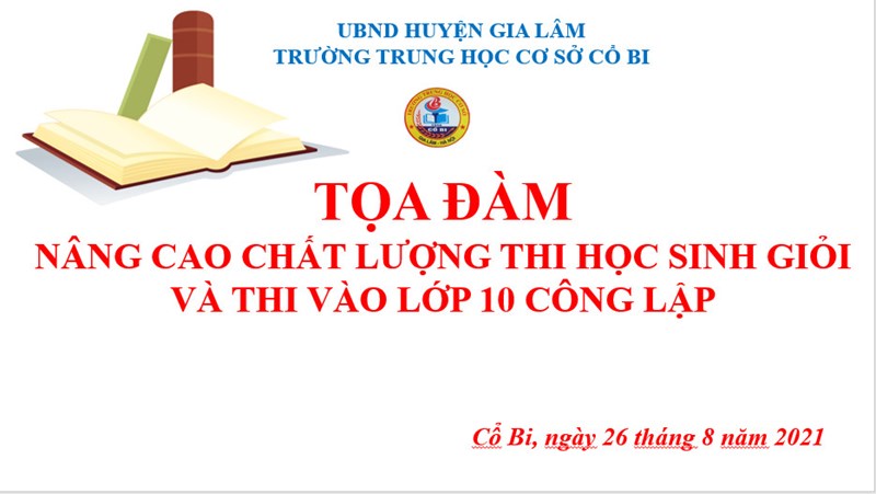 Khởi động năm học mới