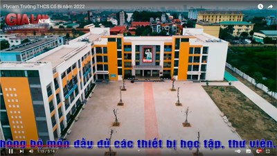 Flycam Trường THCS Cổ Bi năm 2022