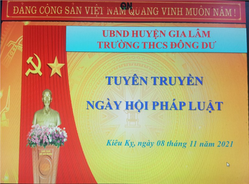 Tuyên truyền ngày hội pháp luật