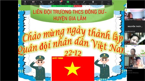 Chào mừng ngày thành lập Quân đội nhân dân Việt Nam