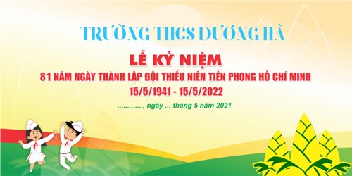 Thư chúc mừng kỷ niệm 81 năm ngày thành lập đội TNTP Hồ Chí Minh