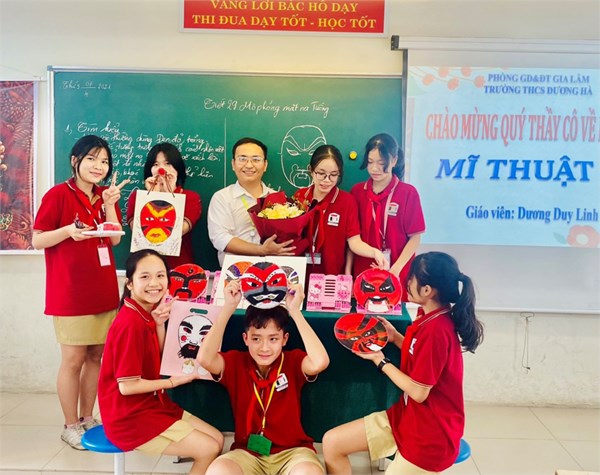 Trường THCS Dương Hà tham dự cuộc thi giáo viên dạy giỏi cấp huyện 2020 - 2021
Môn Mỹ thuật