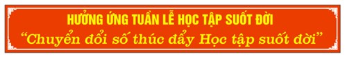 Hưởng ứng tuần lễ học tập suốt đời