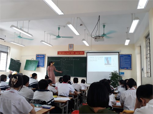 Chuyên đề tháng 11: Dạy học Định hướng phát triển năng lực thông qua tiết Toán Hình học lớp 7 - Trường THCS Dương Quang