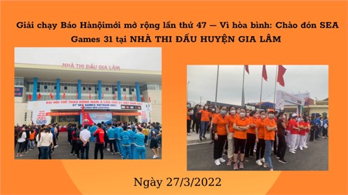 Lễ phát động cuộc vận động  Toàn dân rèn luyện thân thể theo gương Bác Hồ vĩ đại , phát động Giải chạy báo Hà Nội mới lần thứ 47