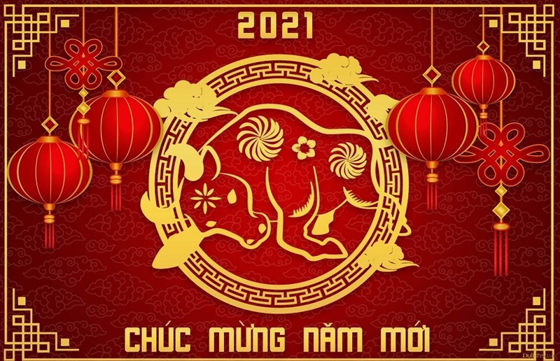 Chúc mừng năm mới - năm tân sửu 2021
