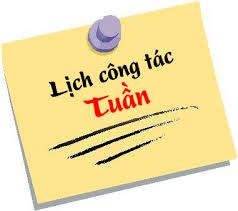 Lịch công tác Tuần 6 từ ngày 12/10/2020 đến ngày 17/10/2020