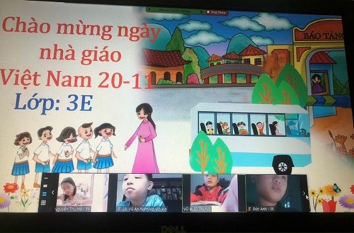 Lớp 3E - Chào mừng Ngày nhà giáo Việt Nam 20/11/2021