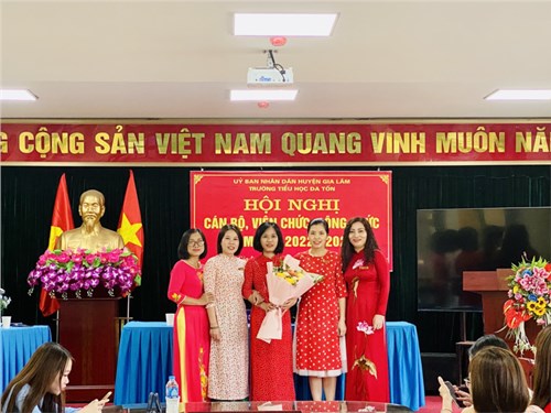 Hội nghị cán bộ, công chức, viên chức năm học 2022-2023 của trường Tiểu học Đa Tốn.