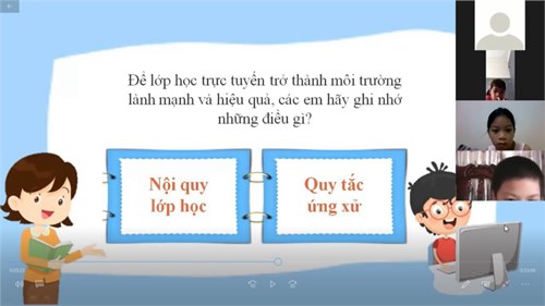 Tuần học đầu tiên của các bạn khối 3, 4 của Trường Tiểu học Đa Tốn