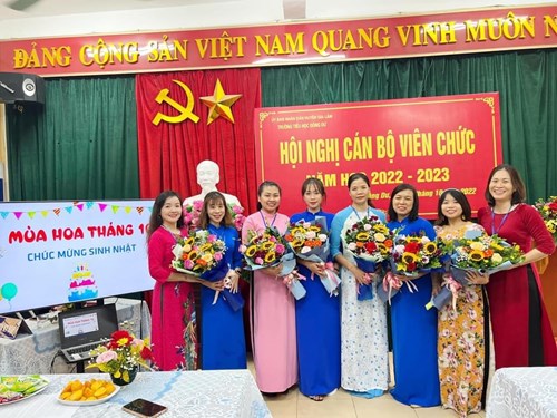 Chúc mừng sinh nhật các  ĐVCĐ trong tháng 10