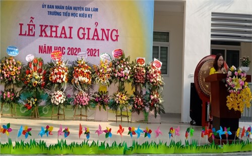 Công tác chuẩn bị chào đón học sinh trở lại học và khai giảng năm học mới trường tiểu học kiêu kỵ năm học 2020 - 2021