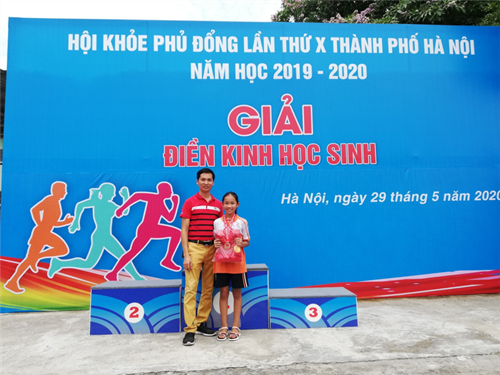 Học sinh trường tiểu học Lê Ngọc Hân đạt huy chương đồng thể dục thể thao cấp thành phố