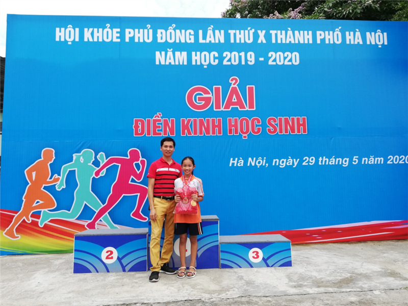 Học sinh trường tiểu học Lê Ngọc Hân đạt huy chương đồng thể dục thể thao cấp thành phố