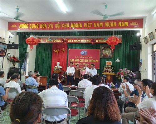 Chi bộ thôn 9 xã Ninh hiệp tổ chức thành công Đại hội Chi bộ mẫu nhiệm kì 2022-2025