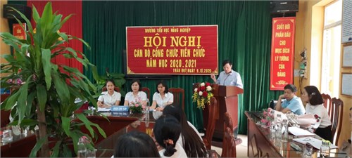 Tổ chức Hội nghị CBVC năm học 2020 – 2021