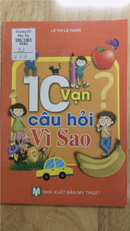 BÀI GIỚI THIỆU SÁCH THÁNG 1. NĂM HỌC 2020-2021
Cuốn sách: “10 vạn câu hỏi Vì Sao”
