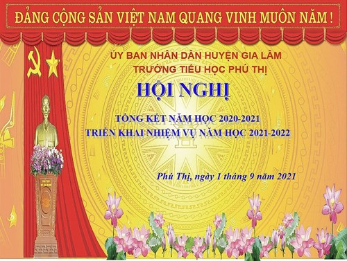 Hội nghị Tổng kết năm học 2020-2021 và Triển khai nhiệm vụ năm học 2021-2022